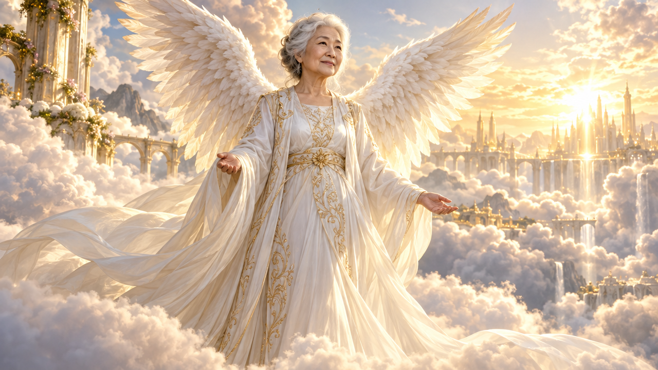 Fantasy Angel custom portrait sample