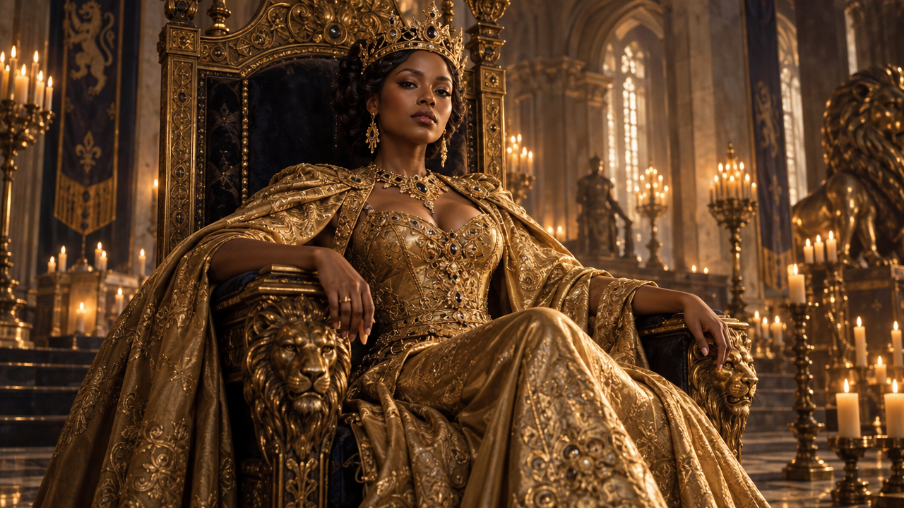 Royal Queen custom portrait sample